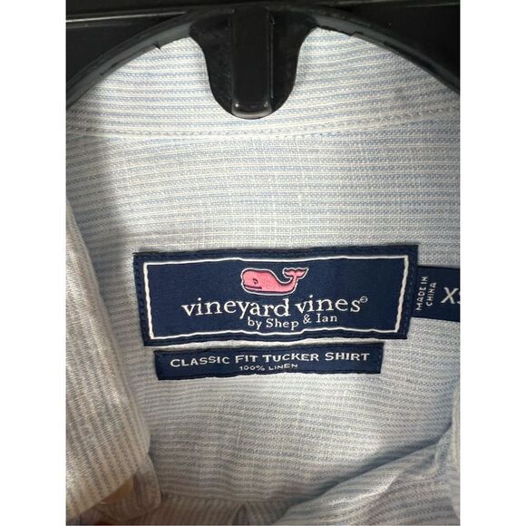 Vineyard Vines Womens Classic Fit Tucker Linen Button Up Shirt Size XS - Picture 2 of 4